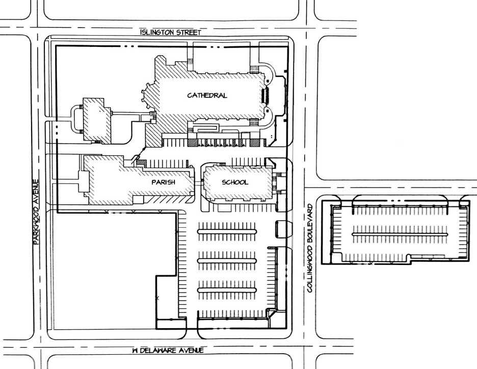 Rosary Cathedral Map